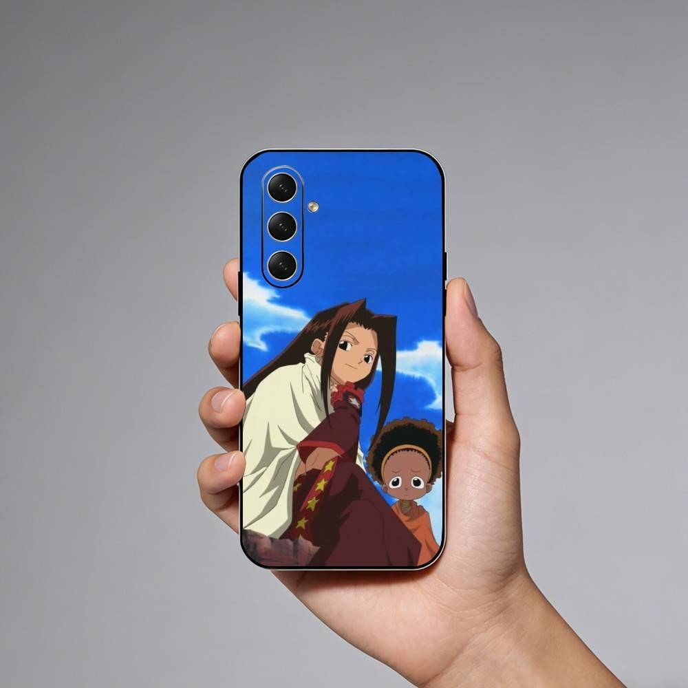 Anime S-ShamanS K-King Phone Case For Samsung Galaxy A73,A21s,A22,A31,A52,A53,A71,A41Soft Black Shell