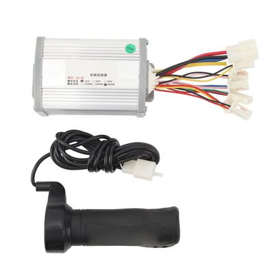 Elektrikli Bisiklet Fırçalı Motor Kontrol Cihazı Seti Fırçalı Motor Hız Kontrol Cihazı Twist Grip Seti 24V