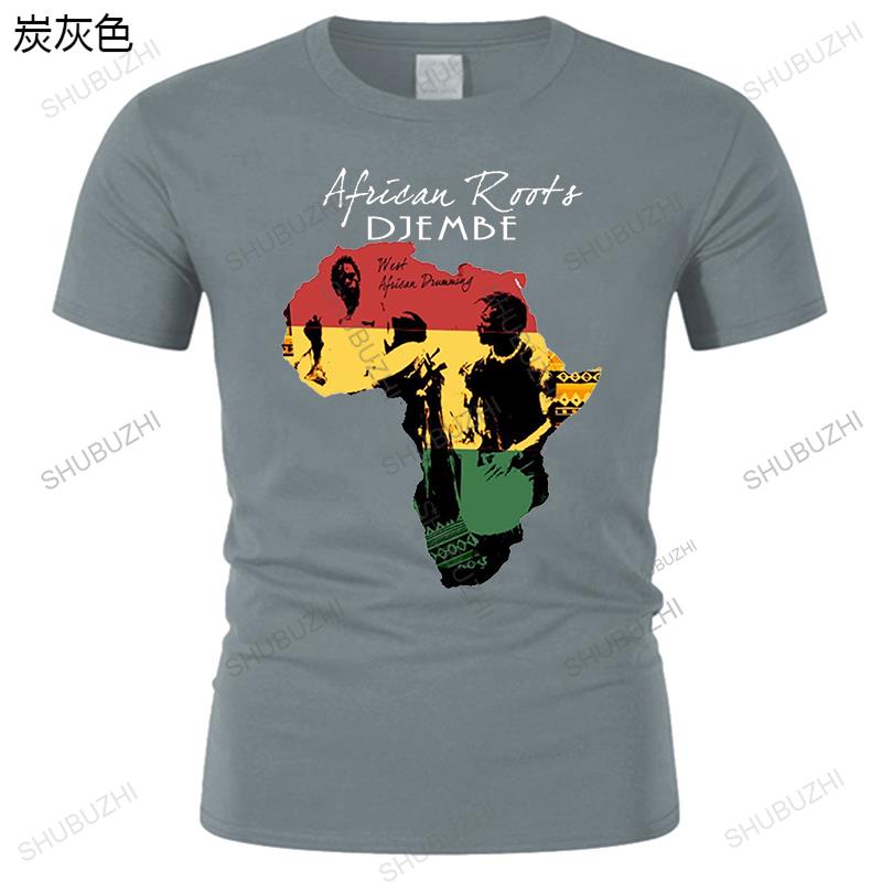 Hot sale streetwear Tshirt men summer top tees short sleeve Africa djembe bigger size unisex teeshirt women printed tshirts