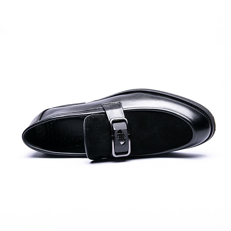 Men's Leather Slip-on Shoes Business Dress Shoes Formal Casual Loafer Oxford Wedding Shoes