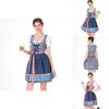 Women's Oktoberfest Plain Dress Costume With Delicate Edge For Festive Celebrations