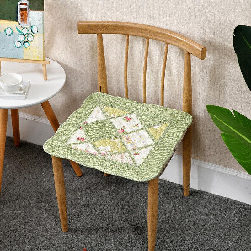 Podložka na židli s kravatami Polštář na židli Farmhouse Květinová kuchyně Jídelní sedák G