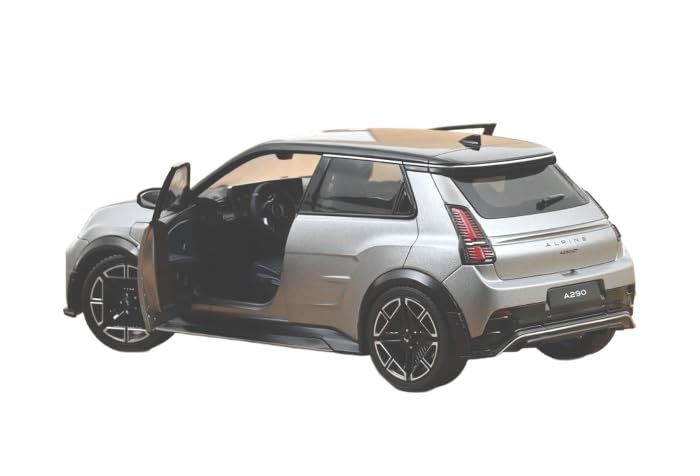 Norev Alpine A290 GT 2025 Matte Tornado Finished Model 1/18 Gray/Black