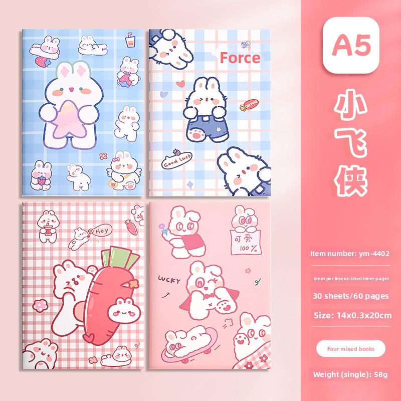 Cartoon A5 Car Line Book Cute Stationery School Supplies Children's Notebooks Elementary School Students