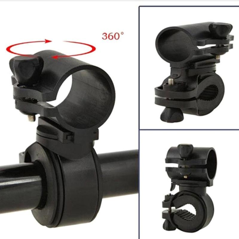 2Pcs Bicycles Torches Holder Handlebars Mount Cycling Flashlight Holder Universals Torches Clip  Headlight Holder
