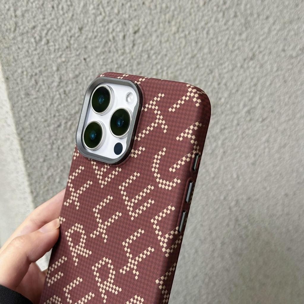 Anwendbare magnetische Handyhülle für Apple iPhone 17 Pro Max, sturzsichere Kevlar-Schutzhülle für die Serie 16 oder 15 für Presbyopie.
