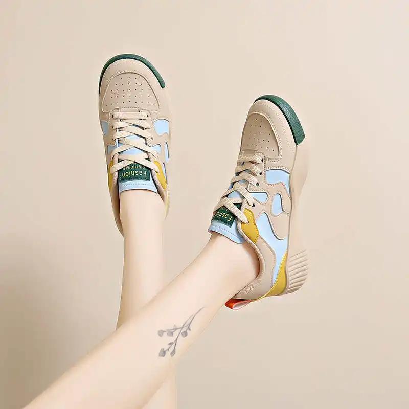 Fashion Ete Road Running Shoes For Women Bling Green High Boots Booty Shoes Sneakers Sport Aestthic Choes Basket Genuine Brand