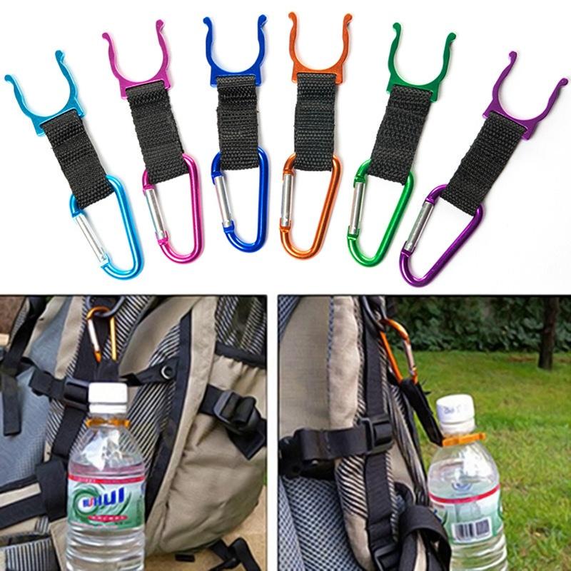 1PC Travel Kit Water Bottle Holder Buckle Carabiner Backpack Hanger Hook 1PC Travel Kit Water Bottle Holder Buckle Carabiner Backpack Hanger Hook
