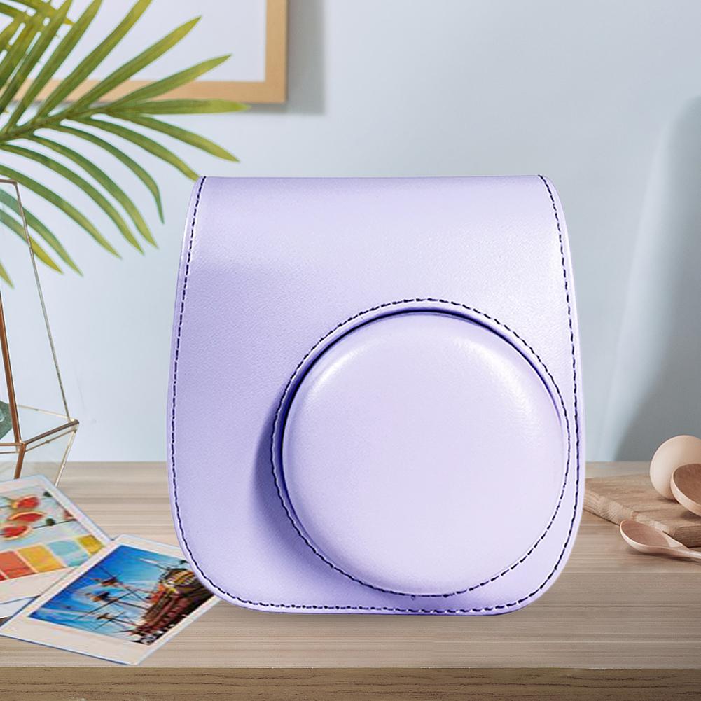 Retro Instant Camera Protective Case Camera Shoulder Bag PU Leather Lightweight Accessories for Fujifilm Instax Mini 12/11/9/8