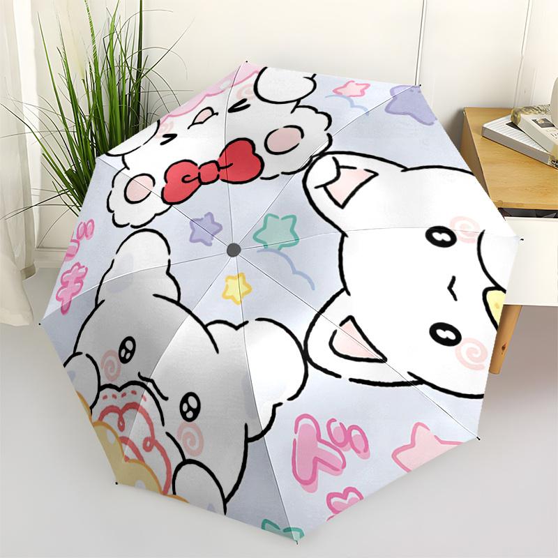 

1pc Sanrio Characters Automatic Opening/Closing Umbrella with Foldable Design, 8-Bone Iron Frame, Outdoor Use, Festival Gift, Suitable for Fans, Trave