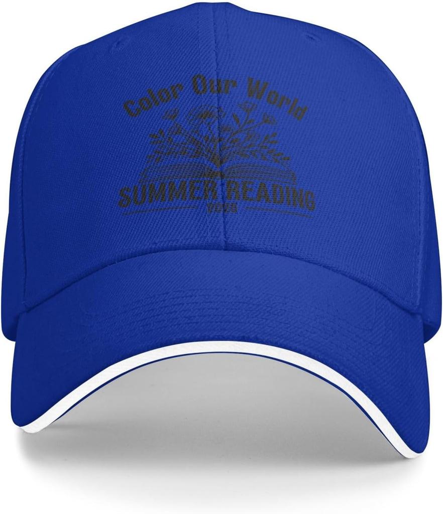Color Our World Summer Reading 2025 Book Lover Graphic Polyester Trucker Hat Adjustable Cap