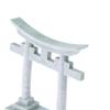 Torii Gate Aquarium Decor Miniature Ornamenttank Garden Shrine Shinto Landscape Sandstone Micro Decoration Simulation