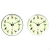 Bird Theme Wall Clock, Glow in The Dark Accessories, Decor for Bathroom, Farmhouse, Office,