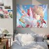 Anime CCardcaptor Sakura Girl Colorful Tapestry Wall Hanging Bohemian Wall Tapestries Mandala Wall Hanging Sheets