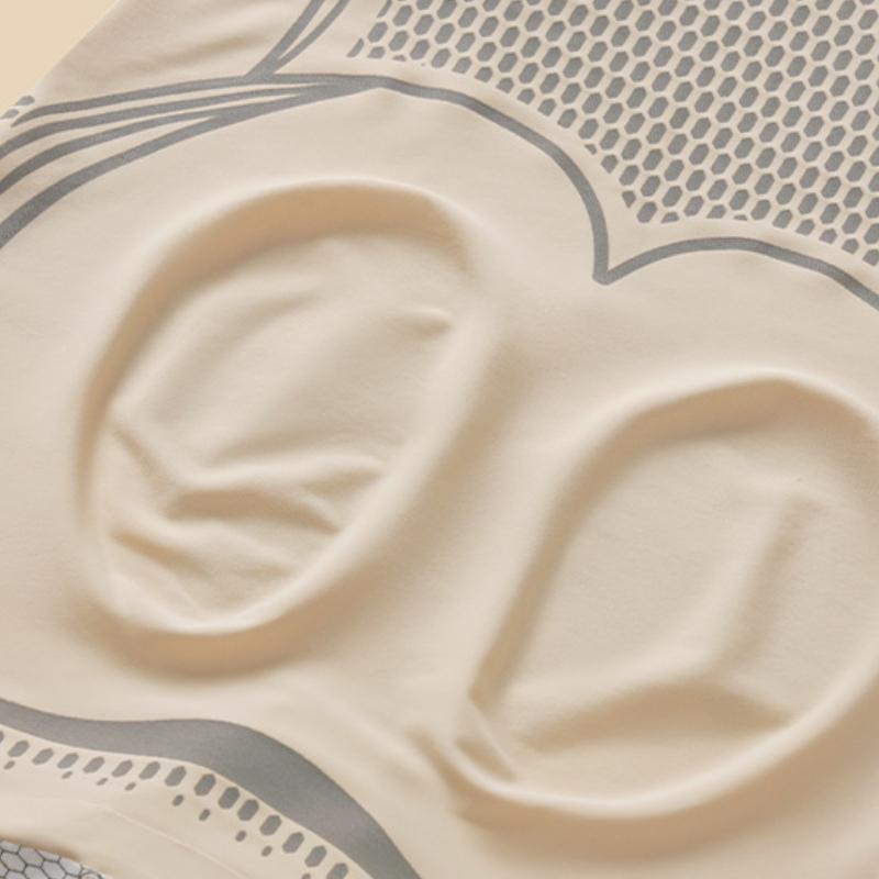 High Waist Abdomen Slimming Pants Women Ice Silk Tummy Control Body Shaper Briefs Flat Belly Seamless Shapewear Briefs