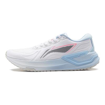 Li Ning Yue Ying 3.0 Lightweight High Resilience Shock Absorbing Wear Resistant Breathable Low Top Running Shoes Men Sneaker White Blue ARHU003-3