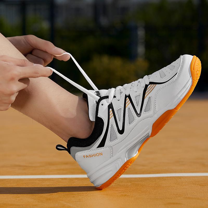 Badminton shoes men's and women's shoes season breathable sports shoes competition training shoes student tennis shoes