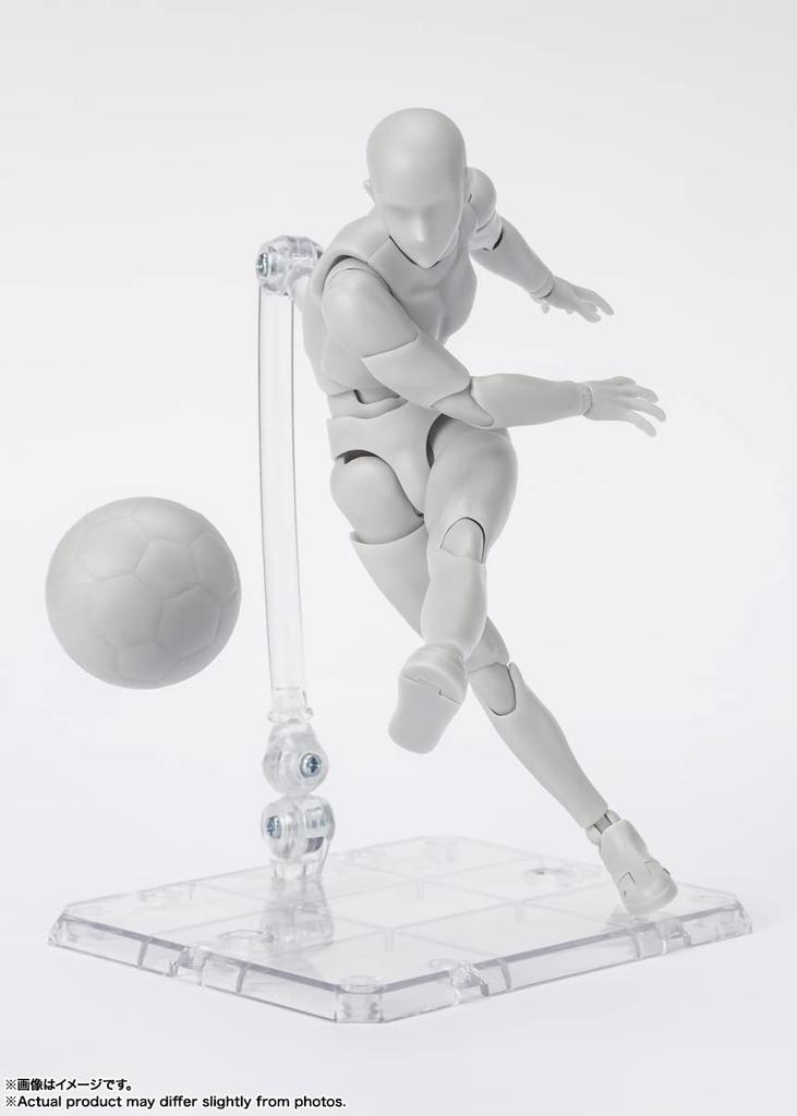TAMASHII NATIONS Edition DX SET Color Approximately 150mm PVC ABS Painted Movable Figure BAS64933 S.H.Figuarts Body-kun -Sports- (Gray Ver.) &