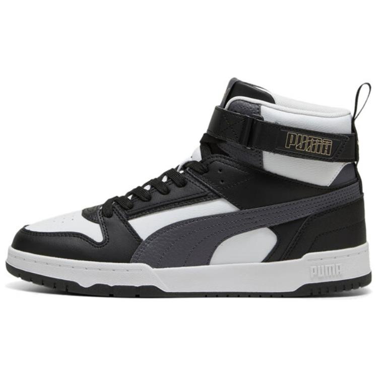 

Puma RBD Game Unisex White Black Gold Lifestyle Sneakers 385839-32 EU 35.5