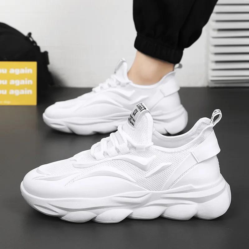 Neueste Herren Mesh Atmungsaktive Ultraleichte Sneaker für Frühling und Herbst Vielseitige Jugend Freizeit Laufschuhe