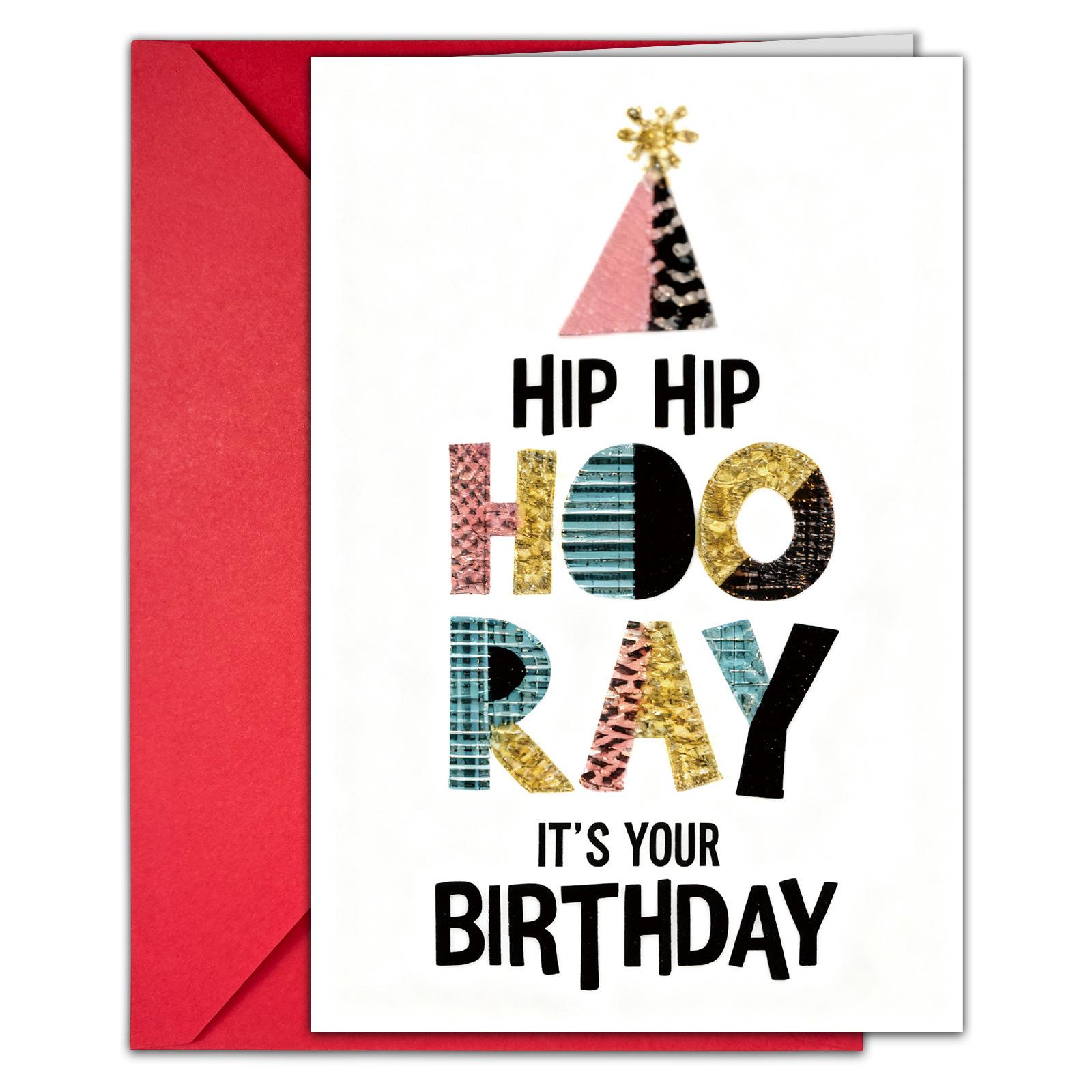 

Creative Birthday Greeting Card Envelope Set Birthday Party Thank You Greeting Card Large Size Card T020402119