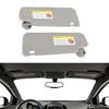 Sun Visor Sunshade Car Sun Visor 1 Pair Sun Visor Left Right Sun Visor with Mirror Replacement for  Aveo 2012 to  Grey