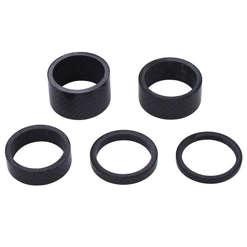 3K Carbon Fiber Bicycle Headset & Stem Spacer for Mountain Bikes