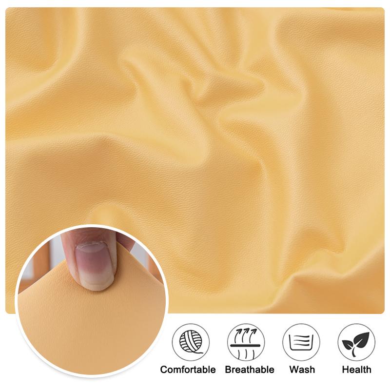 Waterproof Chair Seat Covers Pu Leather Dining Room Chair Cover, Stretch Chair Cover For Dining Room Chair Slipcover For Kitchen