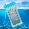 Touchable Screen Floating Airbag Pouch Transparent Laser Colorful Swimming Storage Bag PVC Underwater Organizer