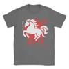 Year of The Horse Lunar Chinese New Year Zodiac  Cotton T Shirt For Unisex Beach  Streetwear T Shirts O Neck Fashion Tee Shirt