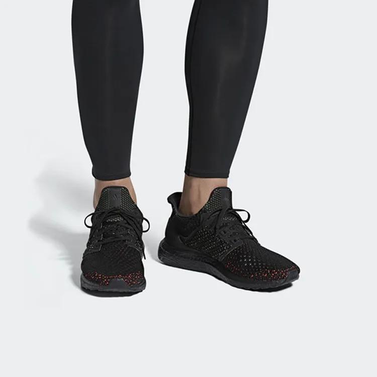 adidas UltraBoost Clima 'Core Black' (Unisex) Core Black / Core Black-Solar Red Running Shoes AQ0482