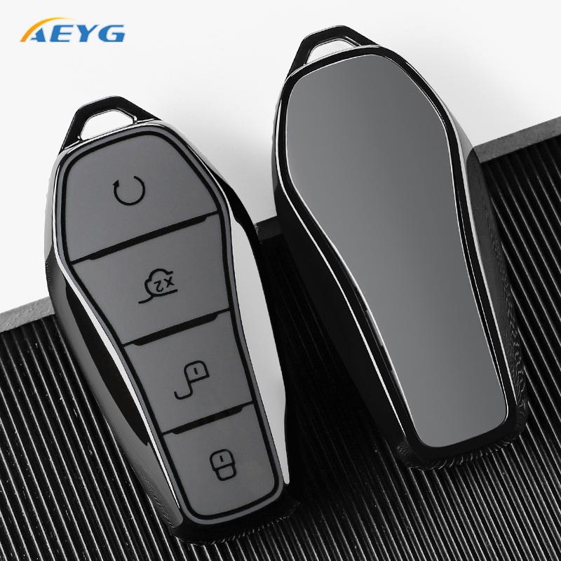 For Byd Qin Plusdmi Atto 3 Han Ev Dolphin Protection Cover Shell Auto Interior Accessories New Tpu Car Remote Key Case Fob