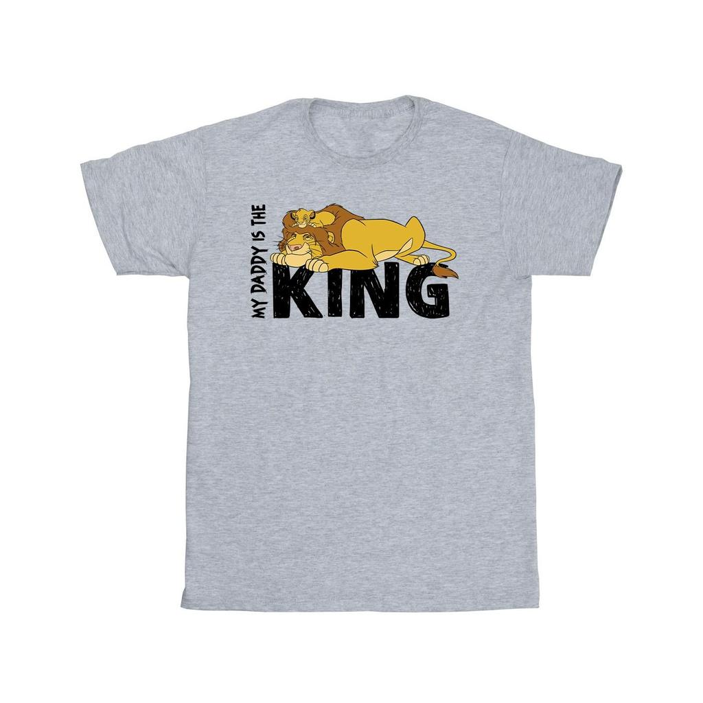Disney Mens The Lion King Daddy Is King T-Shirt