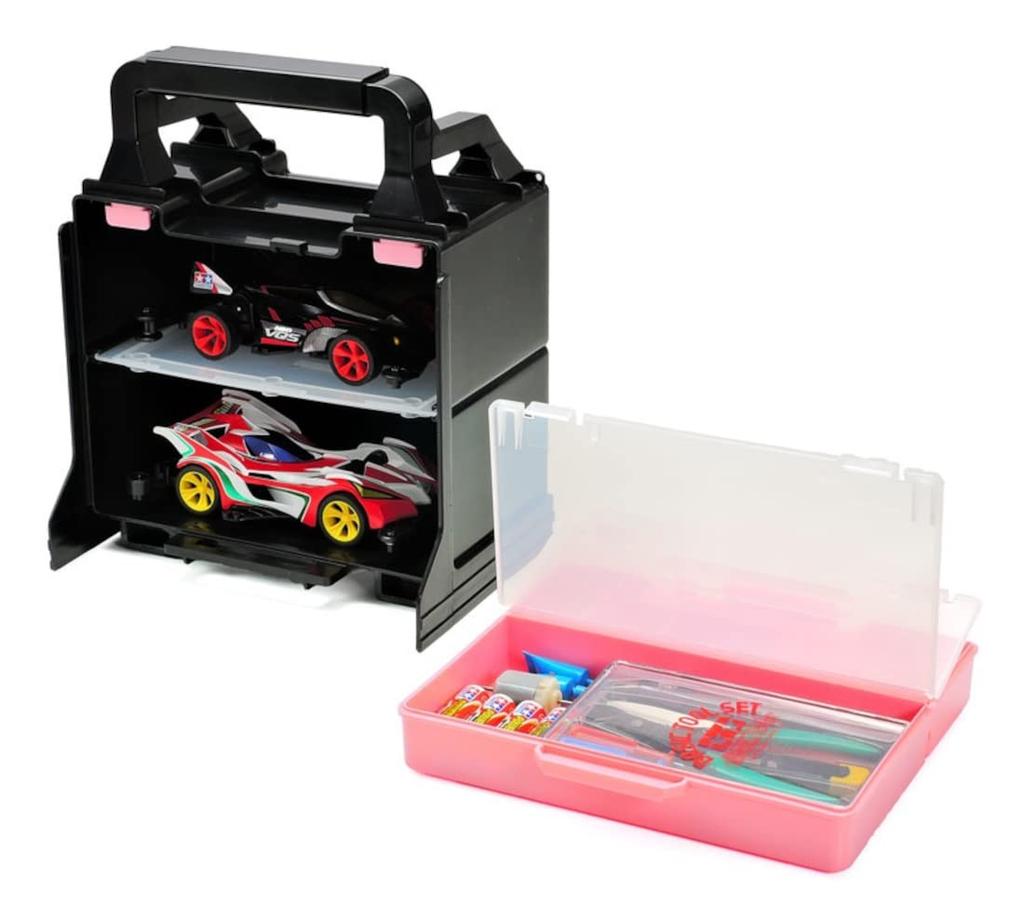 Tamiya Mini 4WD Limited Edition Mini 4WD Portable Pit 95547 (Pink)