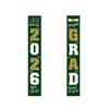 1 Pair 2026 Graduation Decoration Class of 2026 Congrats Grad Door Sign Indoor Outdoor Front Door Porch Hanging Banner for Graduation Party