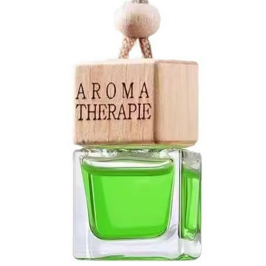 Aromatherapy Flameless Car Diffuser – Orange Scent, Essential Oil Perfume Bottle Pendant