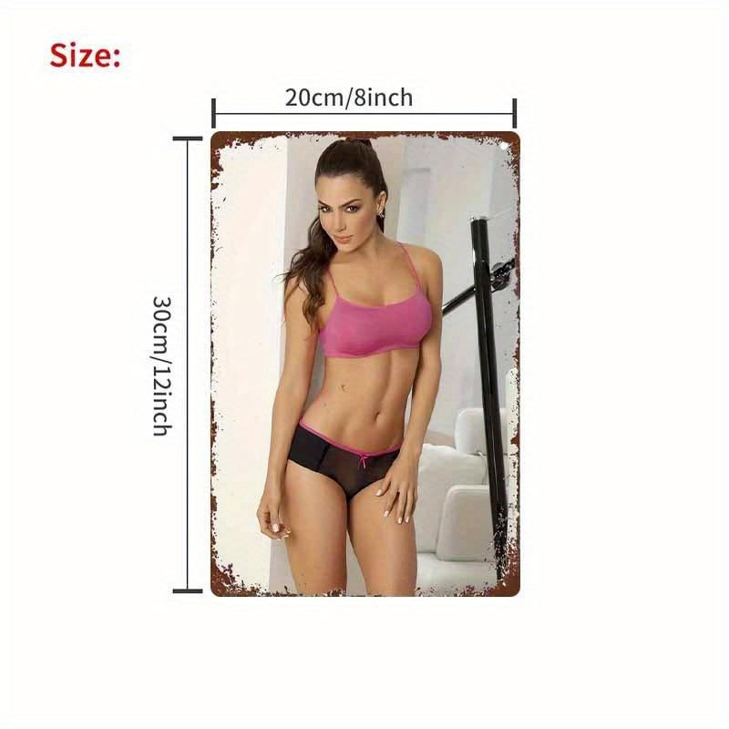 Vintage Metal Tin Sign Bar Wall Art Decor Chic Retro Garage 20x30cm