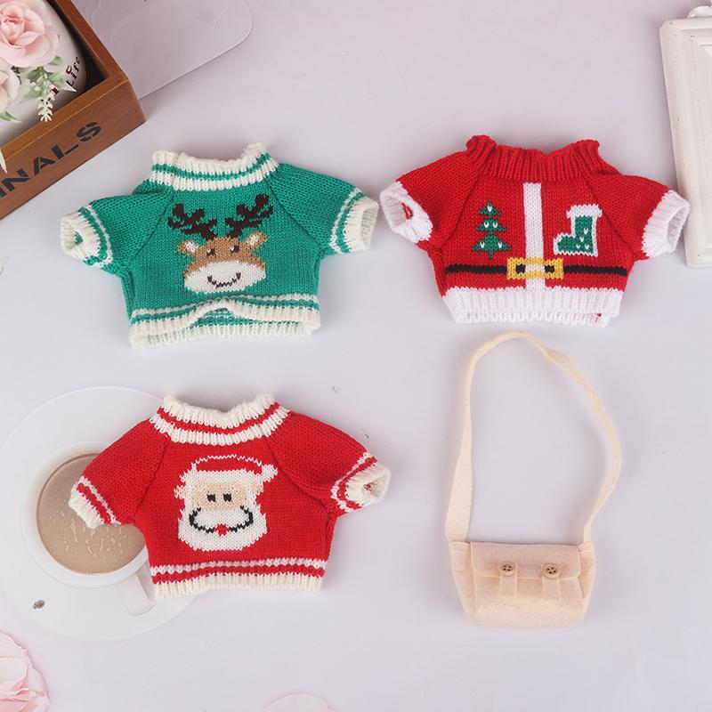 20-30Cm Teddy Bear Doll Duck Christmas Series Sweater Bag Plush Doll Clothes