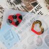 Unique Dripping Glue Earring Mold Valentine’s Day Resin Earrings Molds Customizable Silicone Mould for DIY Lovers
