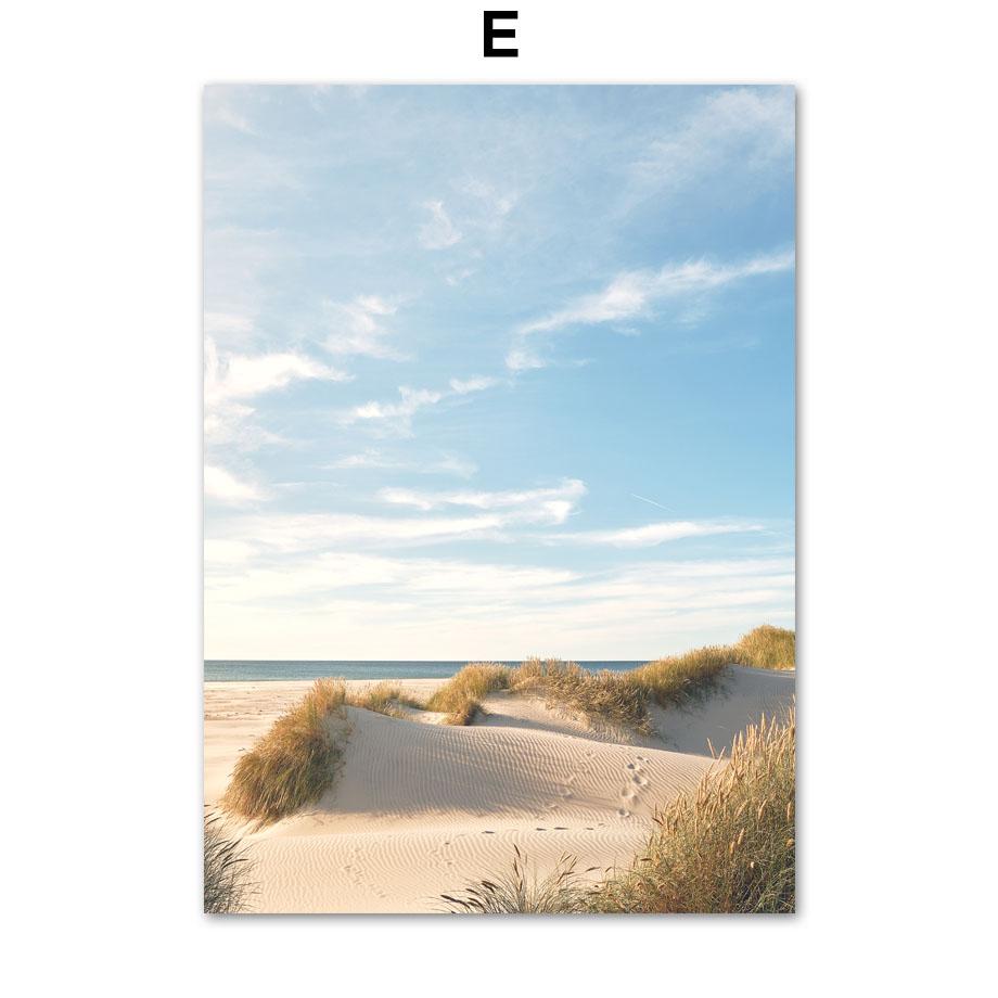 Coastline Beach Chair Lighthouse Whale Tail Posters And Prints Canvas Painting Nordic Wall Art Pictures Living Room Home Decor