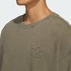 Adidas Originals Washed Crew Sweatshirt Men Sweatshirt Olive-Green JM7288