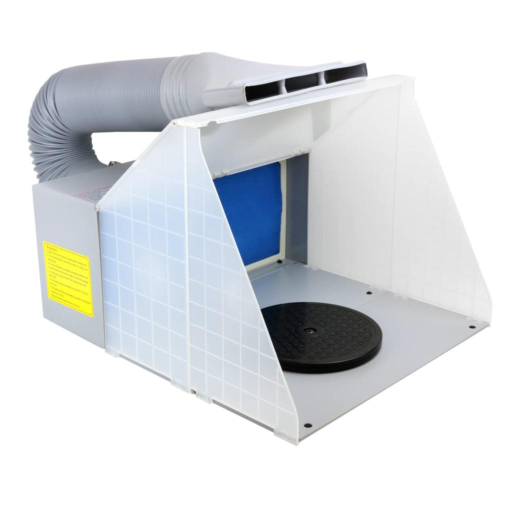 Ausuc Spray Booth, Spray Work Paint Booth, Airbrush System, Painting Booth for Airbrushing, for Painting Plastic Models and Miniatures