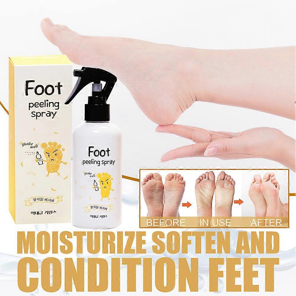 Foot Exfoliation Repair & Brightening Spray Remove Dead Skin Calluses Foot Rejuvenation Treatment