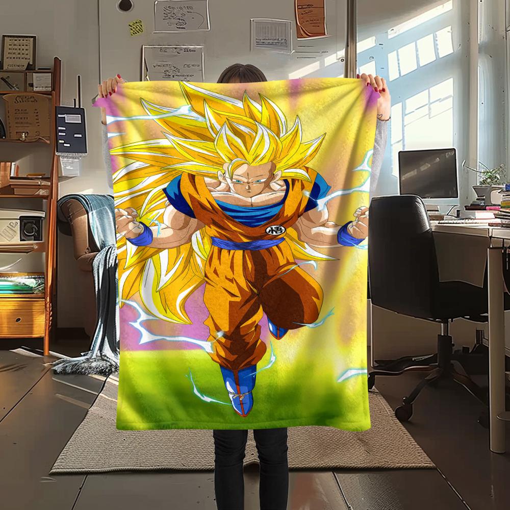 

Dragon Ball characters Print Flannel Blanket,High quality Comfortable for All Seasons,Home Decor,Warmth and Comfort,Perfect for Christmas Gifts 80cm x 120cm