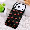 Red Cherry Summer Fruit Shockproof Phone Case for iPhone 17 Air 16e 15 11 12 14 13 Pro Max Cover Coque