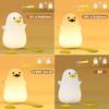 The Purple Tree Acrylonitrile Butadiene Styrene Cute Duck LED Night Lamp, Kids Room Light with Timer, Touch Control, Rechargeable, Seagull Lamp, Gifts