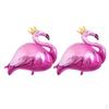 2Pcs Flamingo Mylar Balloons Adult Kids Party Toys Reusable