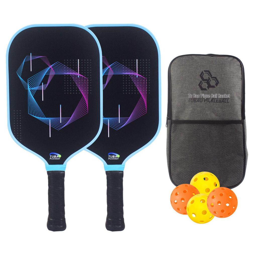 Heißverkaufendes Glasfaser-Pickleball-Schläger-Set mit verdicktem Design