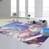 Emilia ReZero Anime Girl Floor Mat INS Style Soft Bedroom Floor House Laundry Room Mat Anti-skid Household Carpets