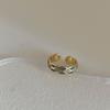 Butterfly Ring Female Niche Design High Sense Unique Ring Pearl Bow Hepburn Style Vintage Index Finger